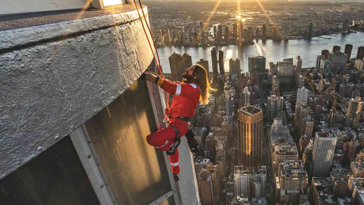 Jared Leto Climbing Empire State Building